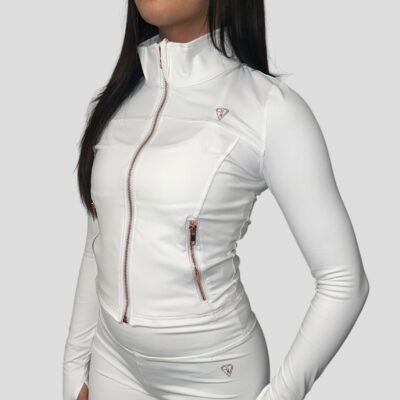 Women’s White / Rose Gold Jacket