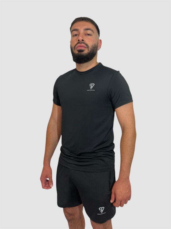 Black T Shirt & Short Set