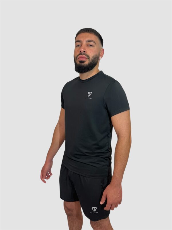 Black T Shirt & Short Set - Image 3