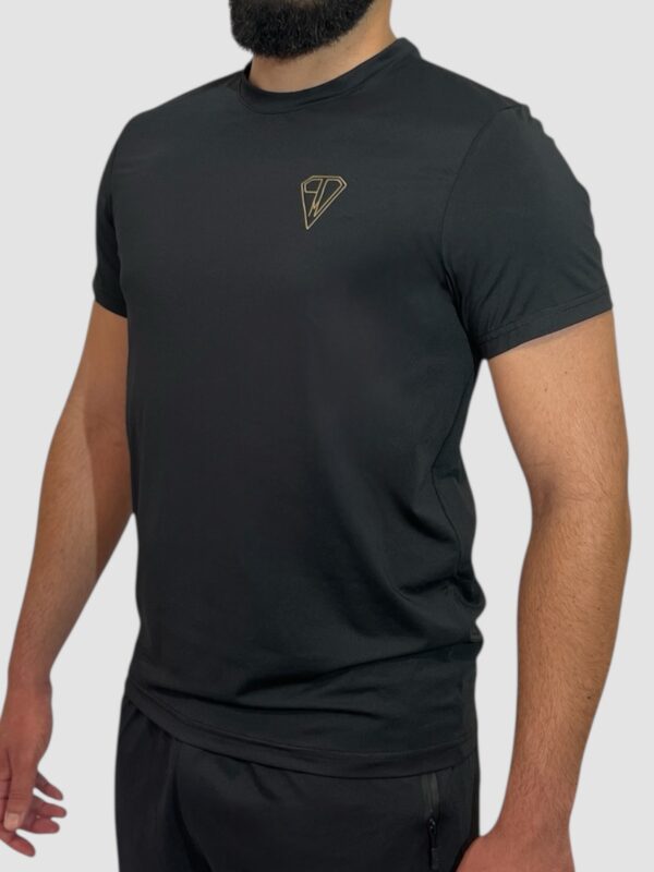 Mens Black/Gold T Shirt