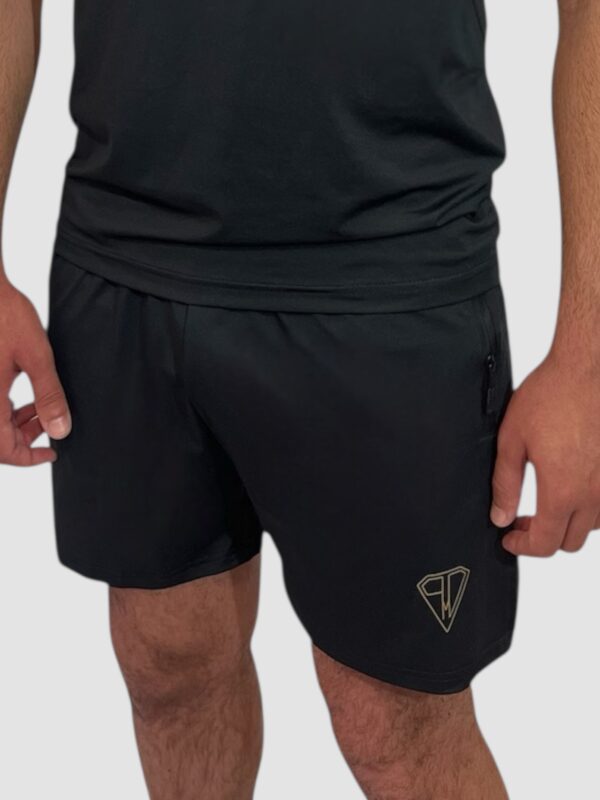 Mens Black/Gold Short